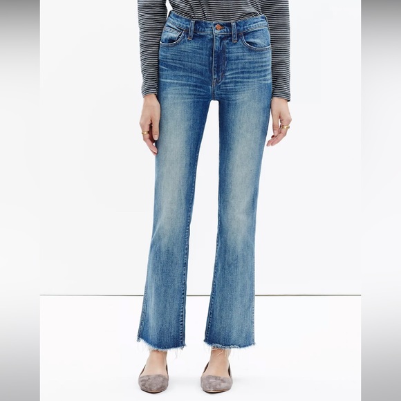 Madewell Cali Demi-Boot Jeans in Essex Wash Sz 28 - Picture 2 of 4